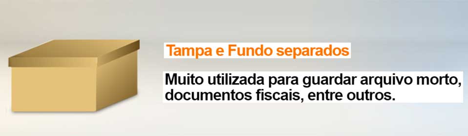 Tampa e Fundo Separados